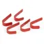 Shires Ezi-Kit Small Stable Hooks - Red